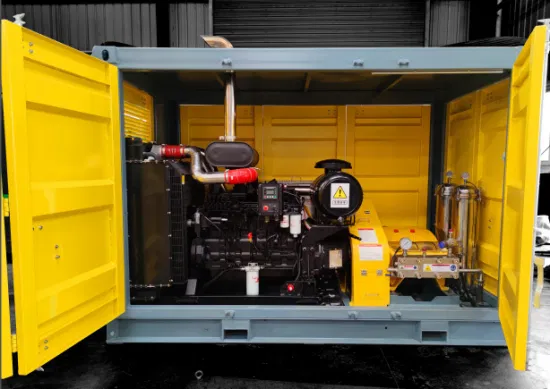 40000psi (2758bar) Diesel Unit Super High Pressure Pump Water Jetting Machinery for Sale